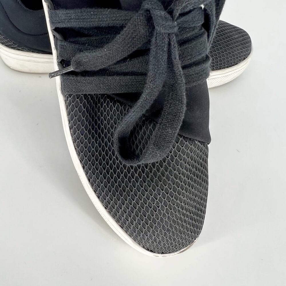 Steve Madden Lancer Pull On Sneaker with Laces Black Size 6.5 - Picture 12 of 16